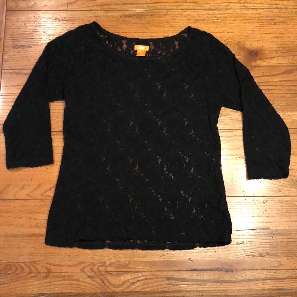 Black Lace Shirt